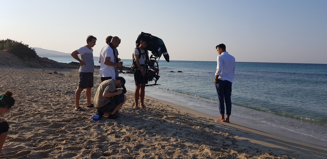Filming in Çeşme beaches