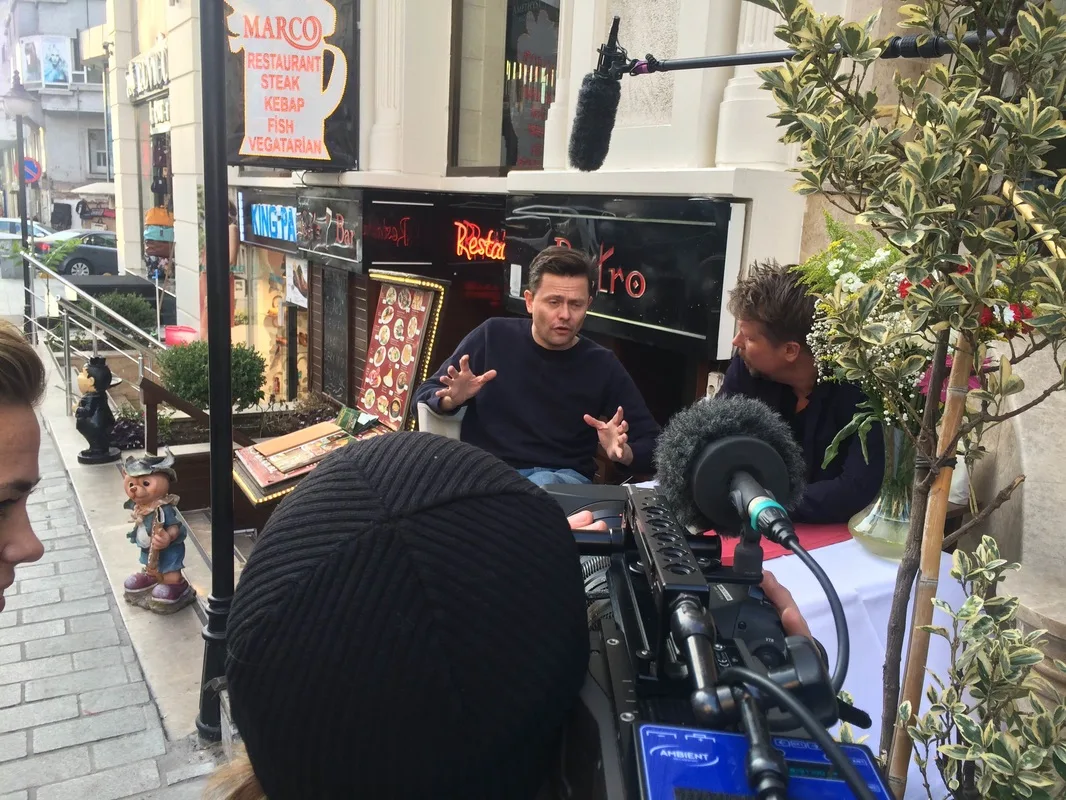 Jorden runt pa 6 steg filming in Turkey