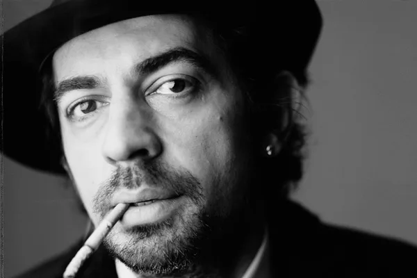 turkish actor okan bayulgen portrait black and white