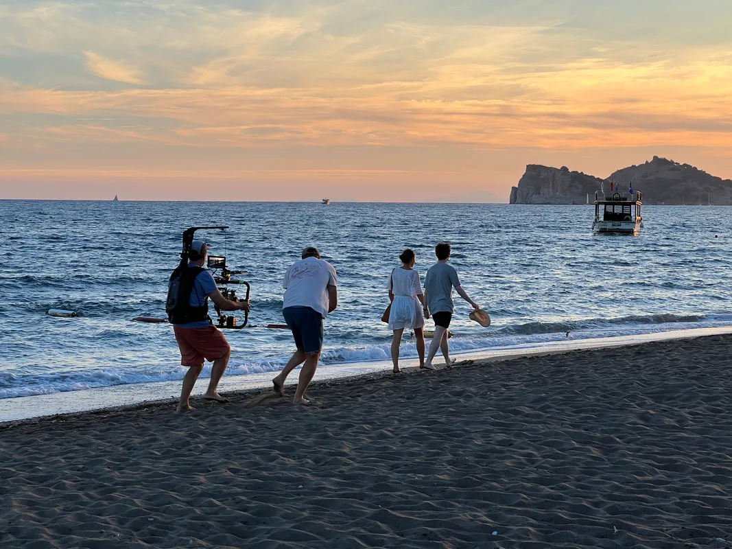 beach filming antalya