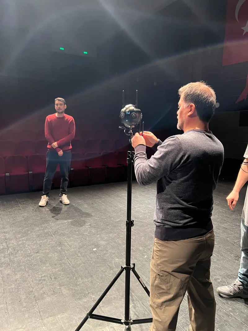 filming with an insta pro 360 2
