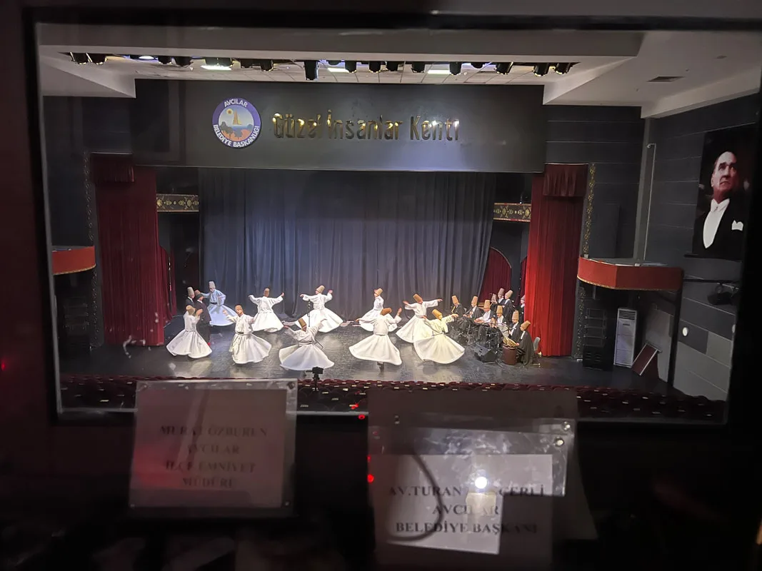 360 filming of whirling derwishes