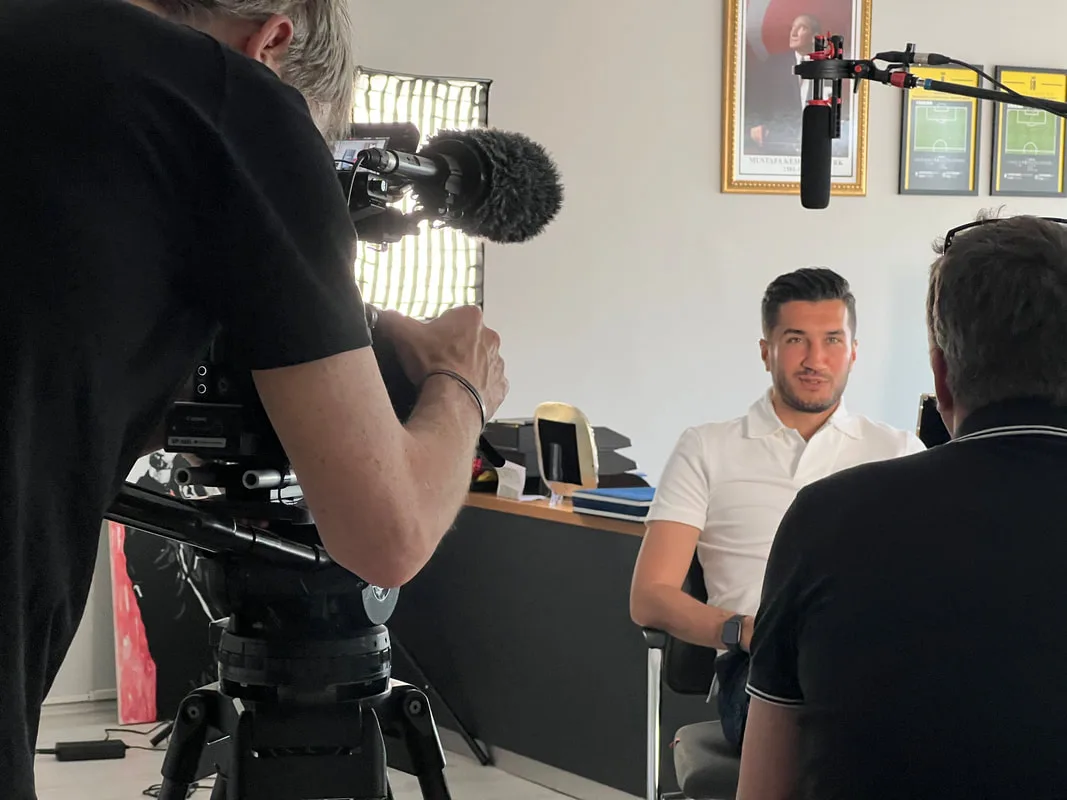 interview filming in Antalya