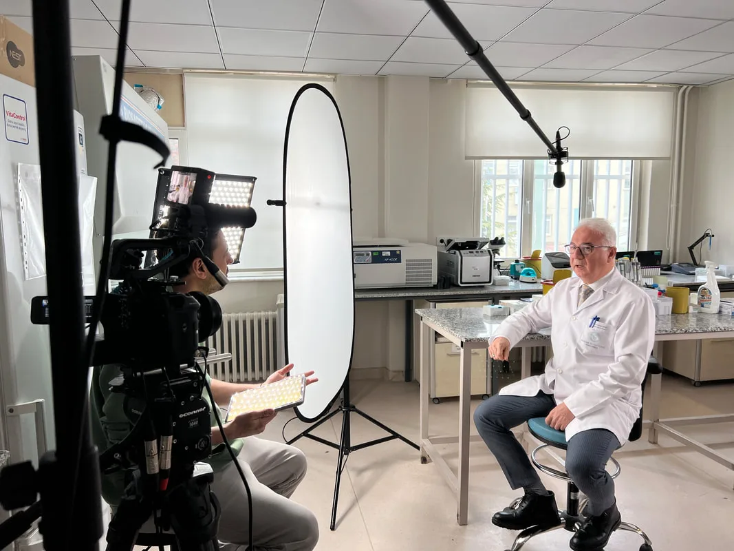 filming a doctor interview