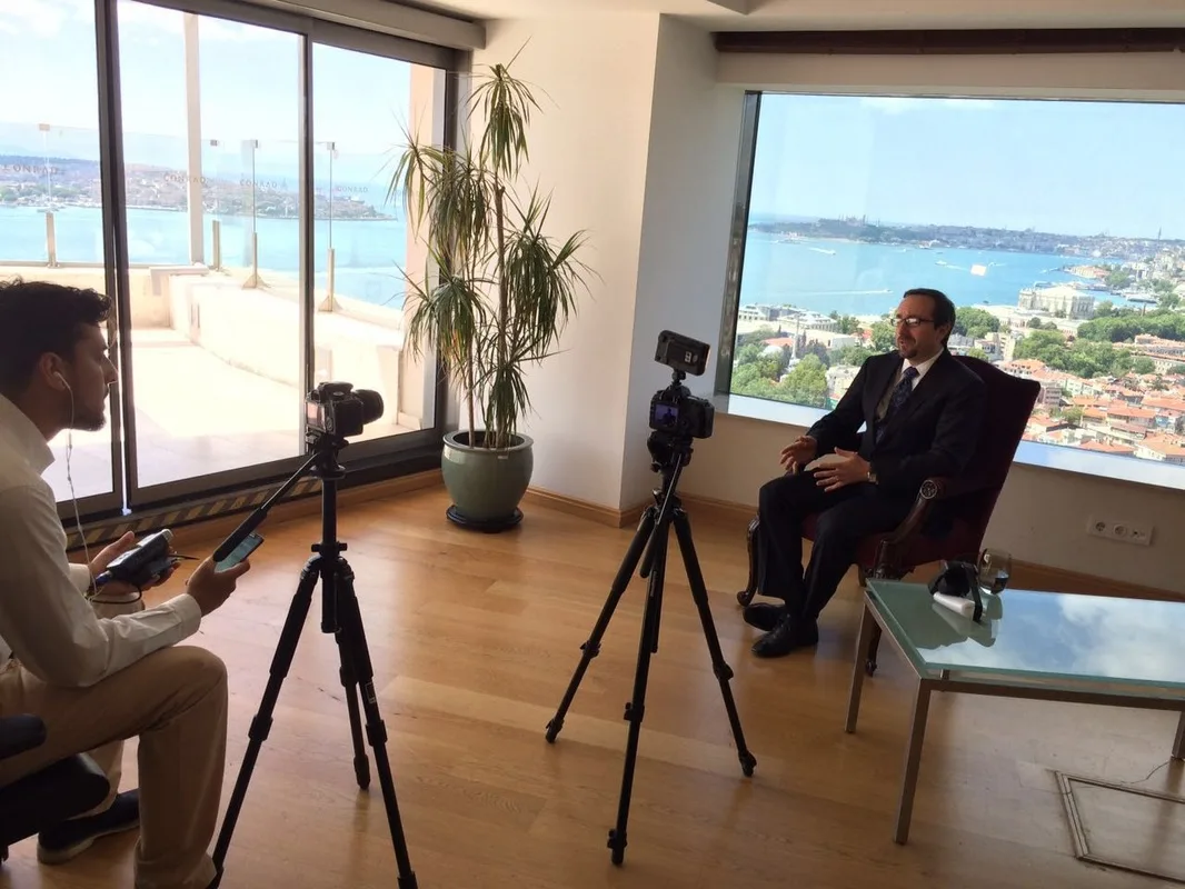john bass, US ambassador to Turkey, interviewed.