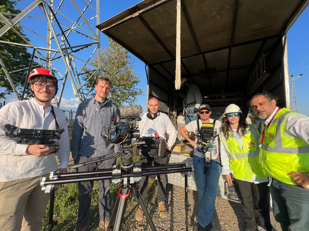 our film crew in hatay