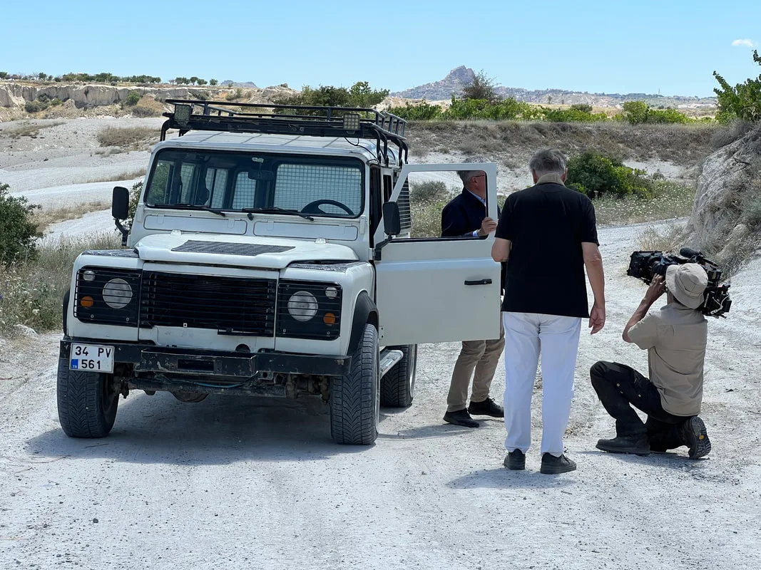 film crew in Cappadocia