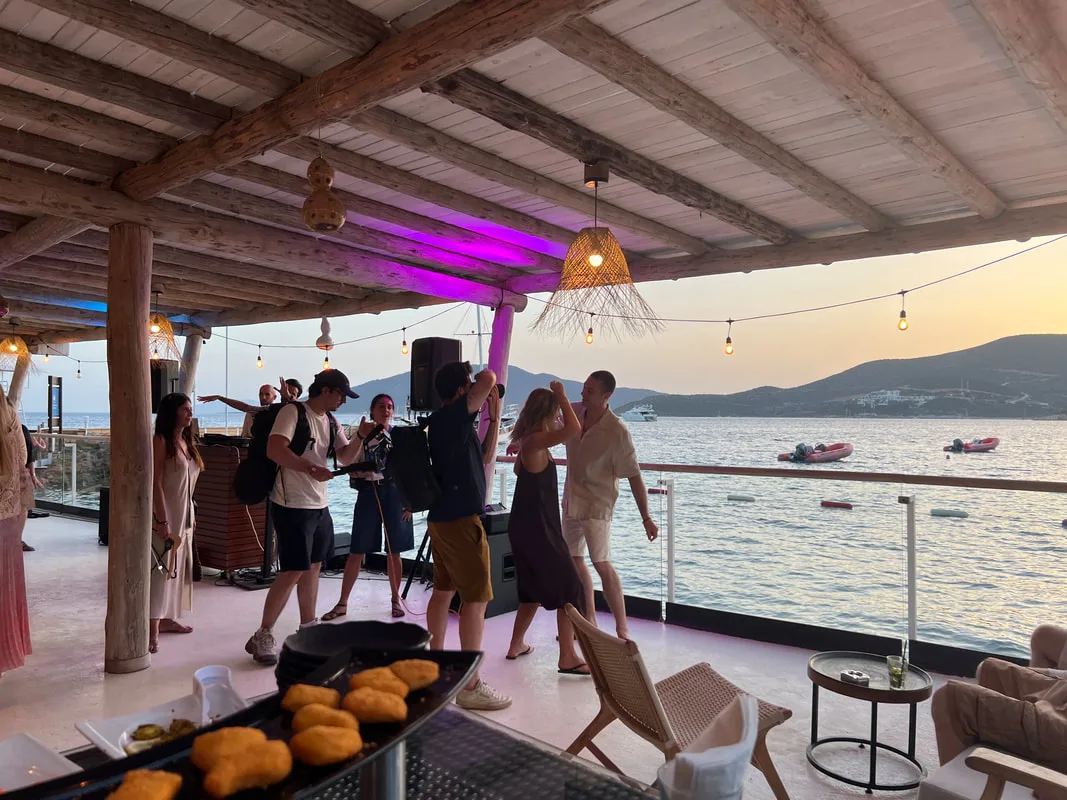 bodrum hotel shoot behind the scenes