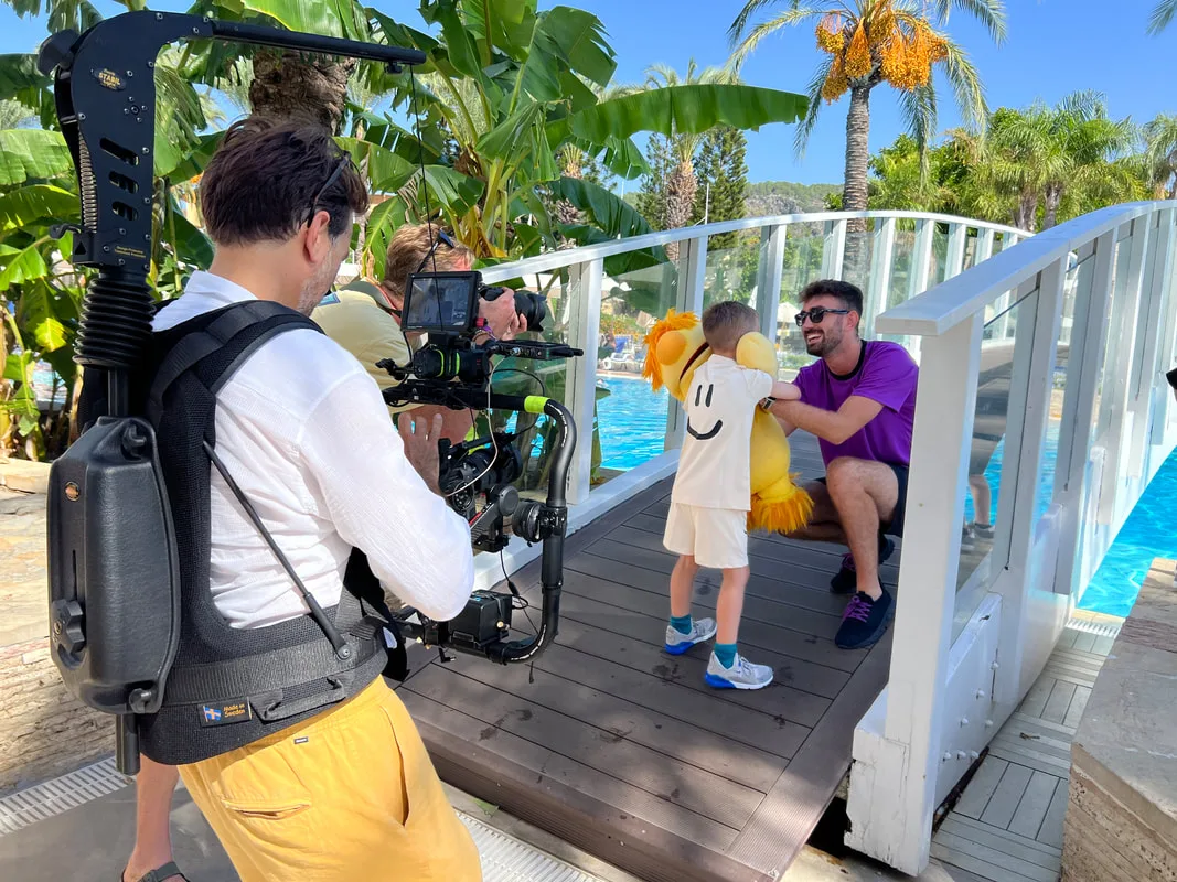swimming pool filming in antalya