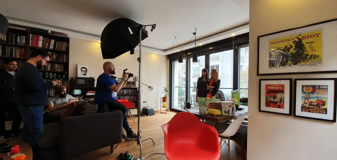 filming in Istanbul for facebook