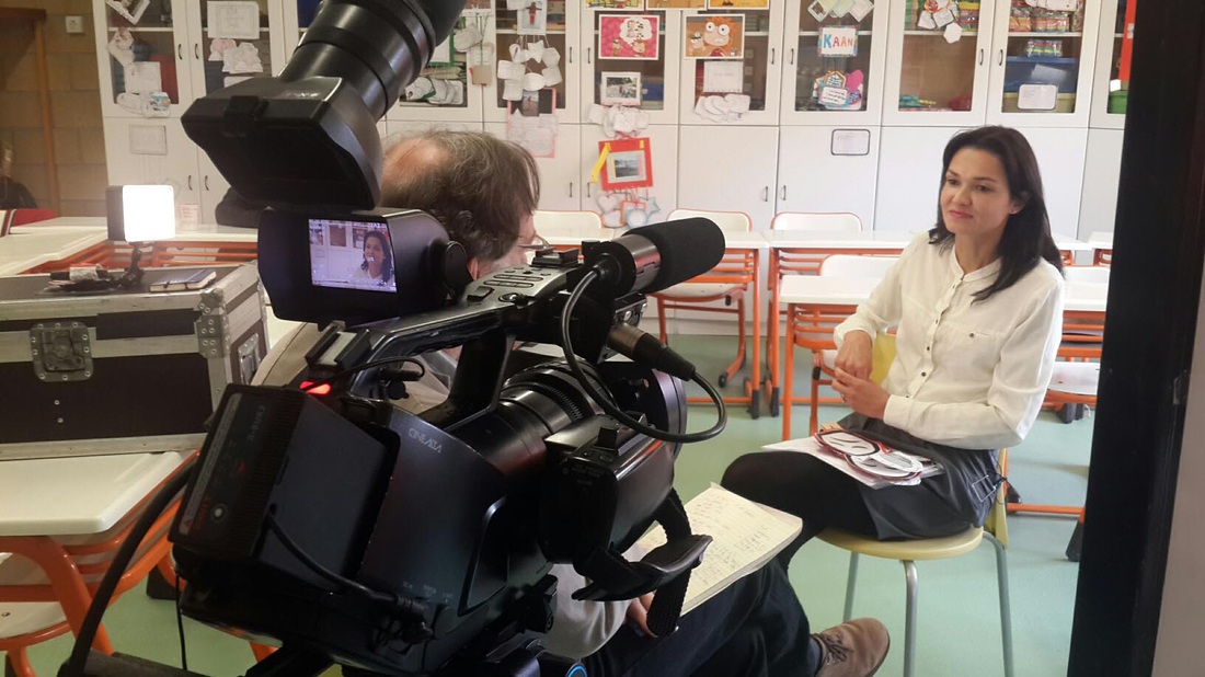 filming english teacher in Ankara