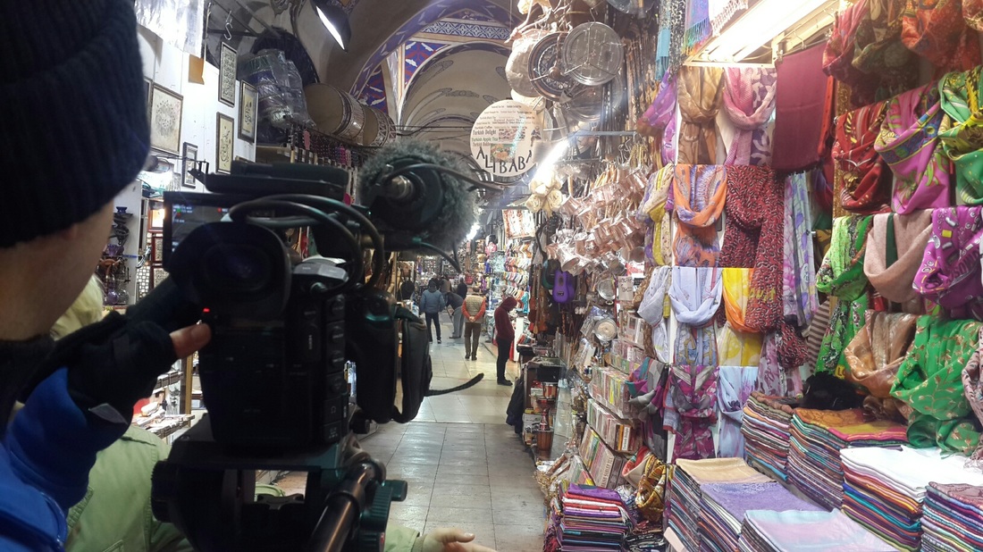 filming in grand bazaar istanbul