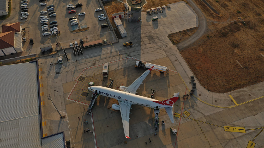 Drone photography Turkey Gazipasa Airport